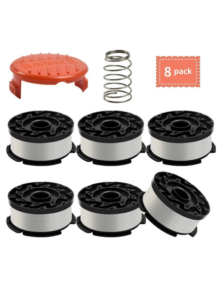 Línea de desmalezadora Black+Decker AF-100 6 bobinas 30 pies Línea de desmalezadora Black+Decker AF-100 6 bobinas 30 pies