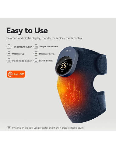 Masajeador de Rodilla Inalámbrico IKEEPFIT MAXwarm 3.0 con Calor