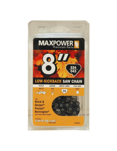 Cadena de sierra Maxpower 20 cm para Black & Decker, Poulan