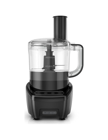 Procesador de Alimentos BLACK+DECKER 8 Tazas 450W Acero Inoxidable