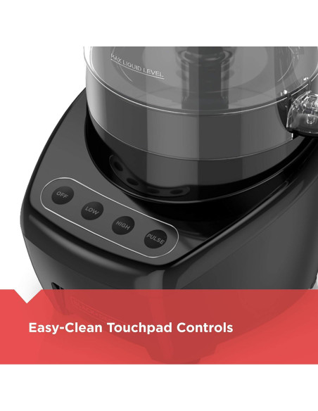 Procesador de Alimentos BLACK+DECKER 8 Tazas 450W Acero Inoxidable Procesador de Alimentos BLACK+DECKER 8 Tazas 450W Acero Inoxidable
