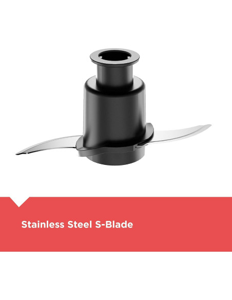 Procesador de Alimentos BLACK+DECKER 8 Tazas 450W Acero Inoxidable Procesador de Alimentos BLACK+DECKER 8 Tazas 450W Acero Inoxidable