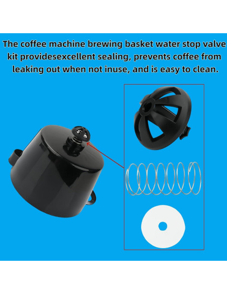 Kit de Tapones de Resorte Black+Decker para Cafeteras 4-12 Tazas Kit de Tapones de Resorte Black+Decker para Cafeteras 4-12 Tazas
