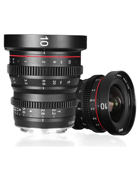 Lente Gran Angular Meike 10mm T2.2 para Cámaras Sony E-Mount Lente Gran Angular Meike 10mm T2.2 para Cámaras Sony E-Mount