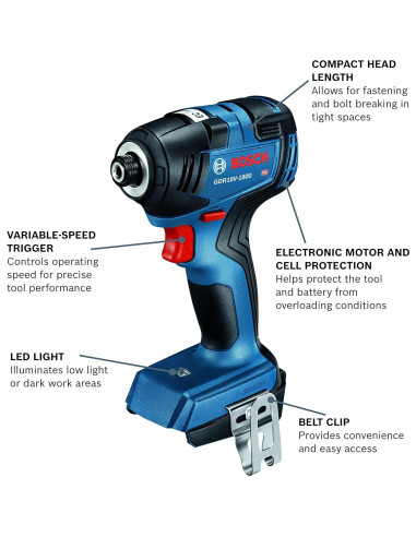 Kit Combo Bosch 18V GXL18V-27B22 Taladro y Destornillador