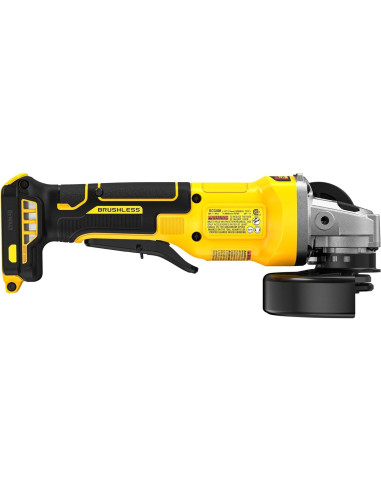 Amoladora Inalámbrica DEWALT 20V 4.5" con Interruptor de Paleta