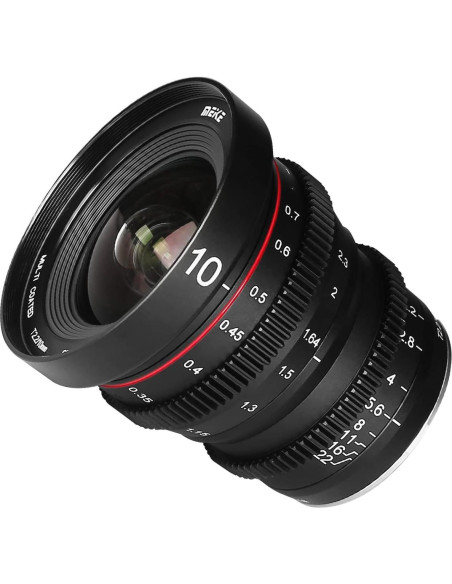 Lente Gran Angular Meike 10mm T2.2 para Cámaras Sony E-Mount Lente Gran Angular Meike 10mm T2.2 para Cámaras Sony E-Mount