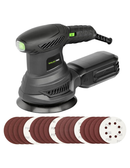 Lijadora Orbital GALAX PRO 300W 6 Velocidades 12.45cm Lijadora Orbital GALAX PRO 300W 6 Velocidades 12.45cm