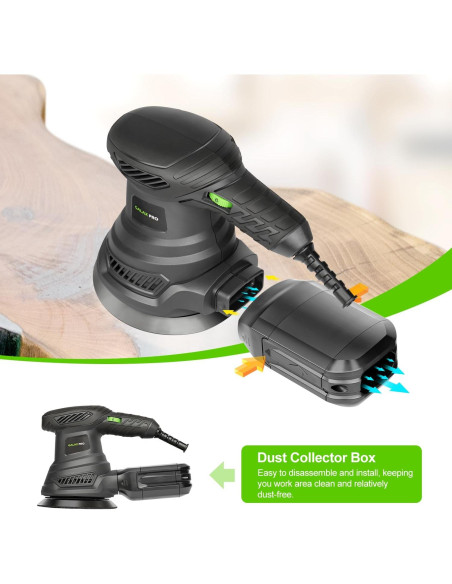 Lijadora Orbital GALAX PRO 300W 6 Velocidades 12.45cm Lijadora Orbital GALAX PRO 300W 6 Velocidades 12.45cm