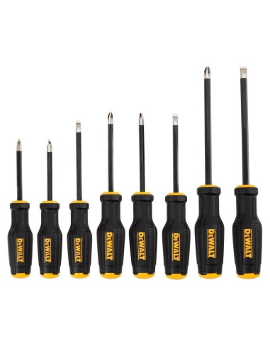 Juego de Destornilladores Dewalt Toughseries 8 Piezas
