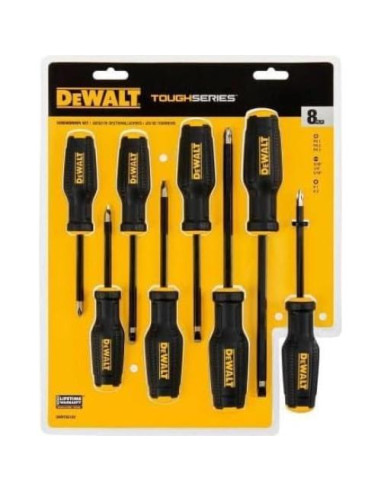 Juego de Destornilladores Dewalt Toughseries 8 Piezas