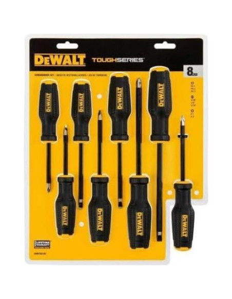 Juego de Destornilladores Dewalt Toughseries 8 Piezas Juego de Destornilladores Dewalt Toughseries 8 Piezas