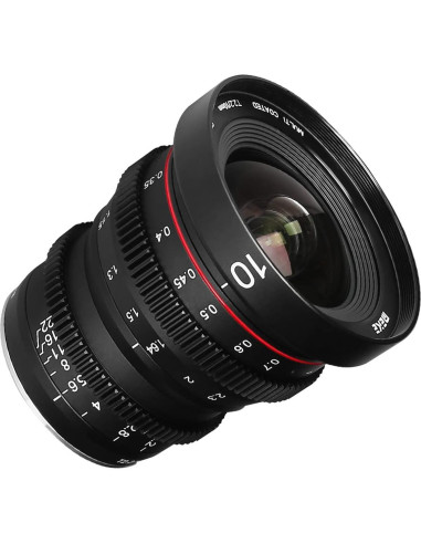 Lente Gran Angular Meike 10mm T2.2 para Cámaras Sony E-Mount