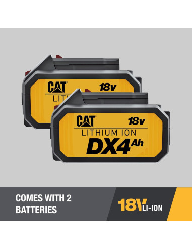 Taladro de Percusión Inalámbrico CAT DX21 18V 2 Baterías