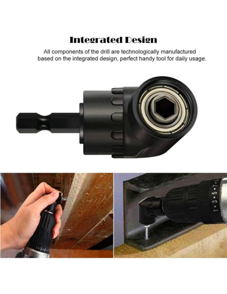 Adaptador de Taladro CIGOTU 4 en 1 Ángulo Recto 105 Adaptador de Taladro CIGOTU 4 en 1 Ángulo Recto 105