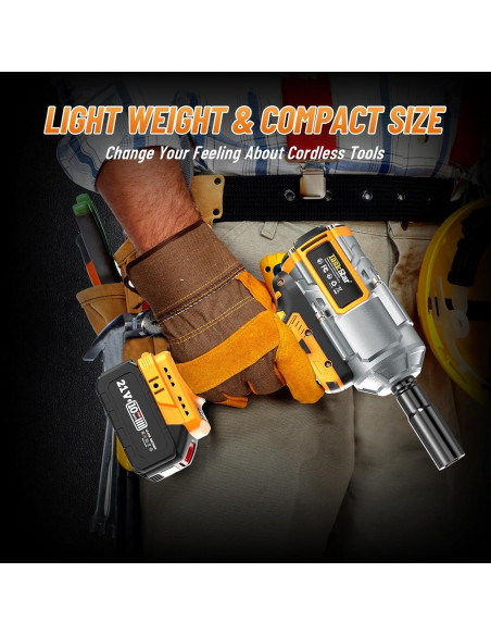 Llave de impacto inalámbrica TaskStar 1000N.m 1/2" 2 baterías Llave de impacto inalámbrica TaskStar 1000N.m 1/2" 2 baterías
