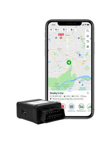 Rastreador GPS MOTOsafety OBD 4G para Vehículos en Tiempo Real