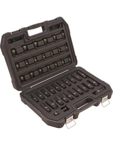 Juego de Enchufes de Impacto DEWALT 3/8" 42 Piezas