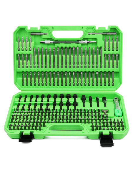 Juego de Puntas de Destornillador SWANLAKE 232PCS Acero CR-V Juego de Puntas de Destornillador SWANLAKE 232PCS Acero CR-V