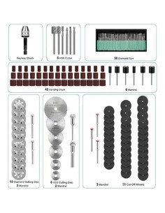 Kit de Herramientas Rotativas LSLANSOON 146 Pcs Multiuso 2