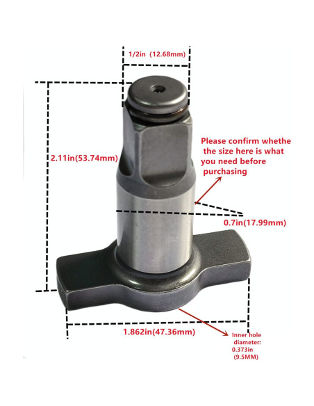 Conjunto de Yunque de Reemplazo Palart para Llave DCF899 Conjunto de Yunque de Reemplazo Palart para Llave DCF899