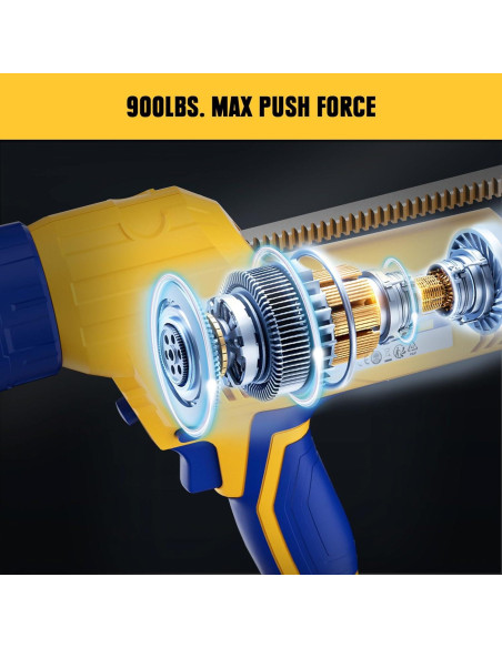 Pistola de Calafateo Inalámbrica MaxMore 20V 310ml 5 Velocidades Pistola de Calafateo Inalámbrica MaxMore 20V 310ml 5 Velocidades