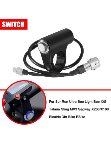 Interruptor de Faro JXMOTONG para Surron y Segway eBike
