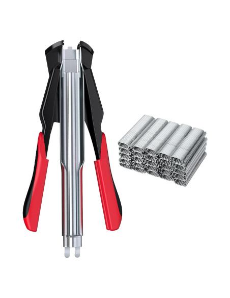 Kit de Alicates Hog Ring Proster - 2500 Anillos de Acero Kit de Alicates Hog Ring Proster - 2500 Anillos de Acero