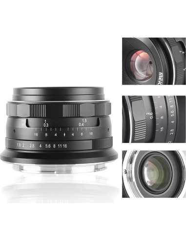 Lente Gran Angular Meike MK 25mm F1.8 para Nikon Z-Montaje