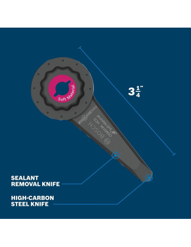 Cuchillo de Sellador BOSCH OSM314K 8,26 cm Acero Carbono
