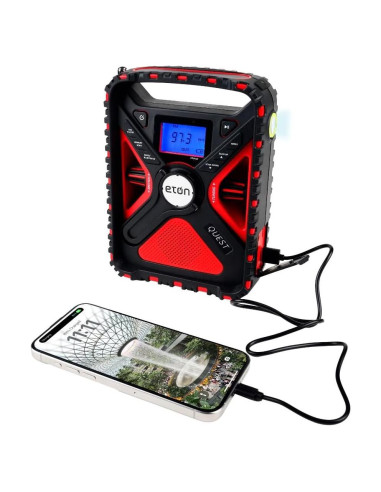 Radio Meteorológica Eton Quest con Manivela y Bluetooth