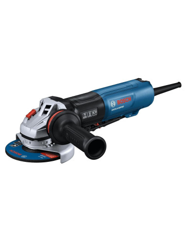Amoladora Angular BOSCH GWS14-50PBD 5" con Freno y Mango Antivibración