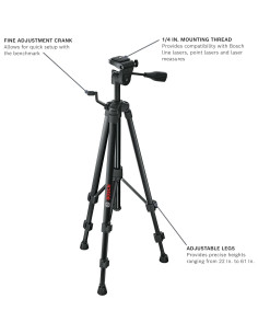 Trípode Compacto Bosch BT 150 Ajustable 22-61 cm Ligero 2