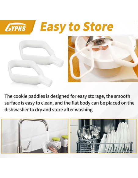 Paddles de Galleta GYPNS para Mezclador Bosch Universal Paddles de Galleta GYPNS para Mezclador Bosch Universal