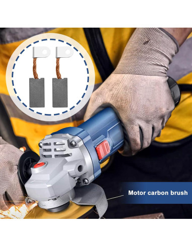 Cepillos de Carbón ECSiNG 4 Pcs 9x13x25.5mm para Bosch