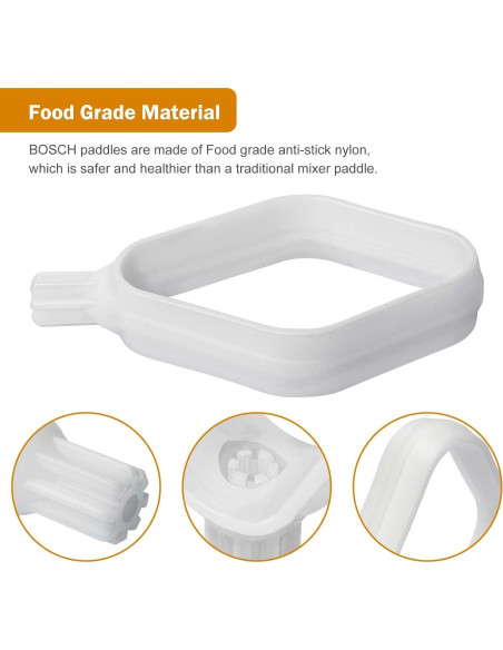 Palas para Galletas Bosch Universal Plus 2 Piezas Nylon Palas para Galletas Bosch Universal Plus 2 Piezas Nylon