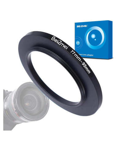 Anillo Adaptador de Filtros BeiZmei 77mm a 95mm CNC
