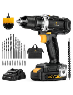 Taladro Inalámbrico C P CHANTPOWER 20V 2Ah Doble Velocidad