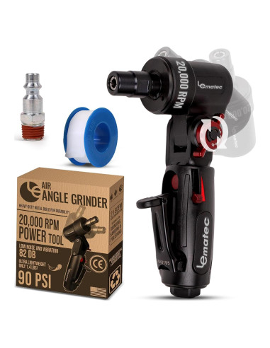 Amoladora Neumática LE LEMATEC LE-G2543R 20,000 RPM 0.68 kg