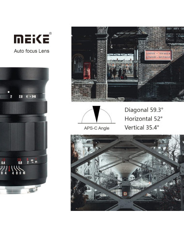 Lente Meike 25mm f/0.95 Gran Apertura para Sony E