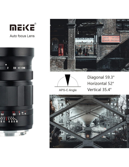 Lente Meike 25mm f/0.95 Gran Apertura para Sony E Lente Meike 25mm f/0.95 Gran Apertura para Sony E