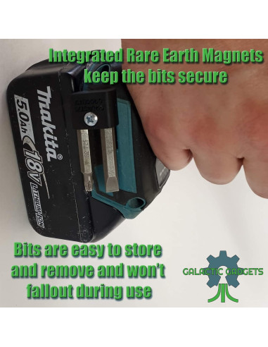 Soporte Magnético para Bits Galactic Gadgets Makita 18V
