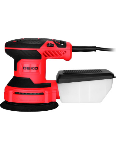 Lijadora Orbital Eléctrica DEKOPRO 5" 6 Velocidades Rojo