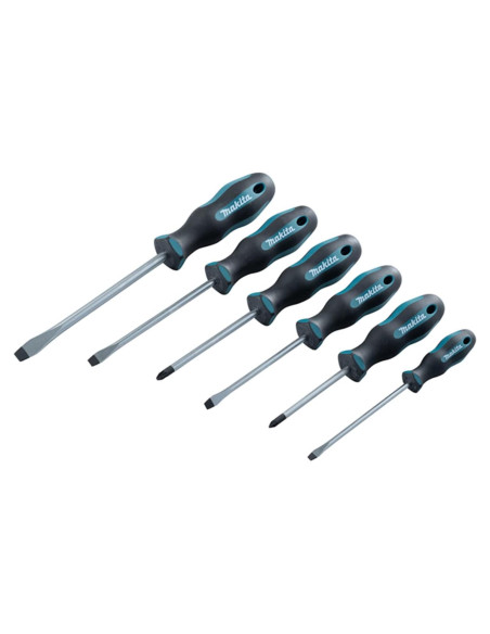 Destornilladores Makita E-10512 6 Piezas con Punta Magnética Destornilladores Makita E-10512 6 Piezas con Punta Magnética