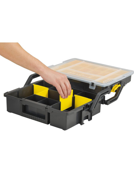 Caja Organizadora STANLEY STST14028 MultiNivel 16 Compartimentos Caja Organizadora STANLEY STST14028 MultiNivel 16 Compartimentos