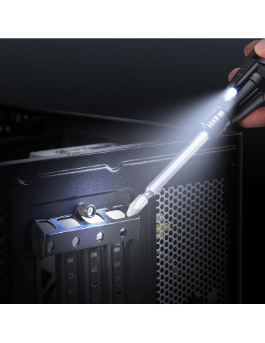 Atornillador Eléctrico ORIA Recargable con Luz LED