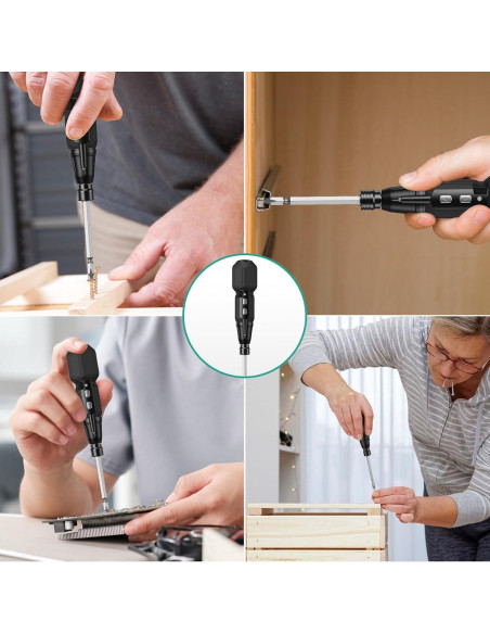 Atornillador Eléctrico ORIA Recargable con Luz LED Atornillador Eléctrico ORIA Recargable con Luz LED