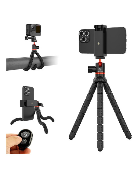 Mini Trípode KobraTech TriFlex para Teléfono - Compacto y Flexible Mini Trípode KobraTech TriFlex para Teléfono - Compacto y Flexible