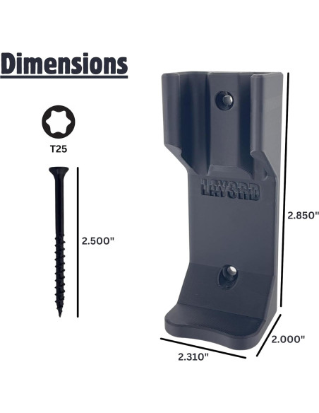 Soporte de Pared Makita para Soplador 18V XBU03Z - Plástico Negro Soporte de Pared Makita para Soplador 18V XBU03Z - Plástico Negro