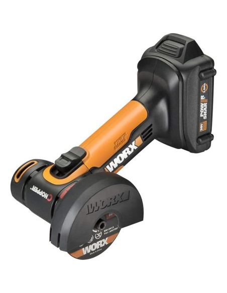 Cortadora Mini Worx WX801L 20V 3" con Discos de Corte Cortadora Mini Worx WX801L 20V 3" con Discos de Corte